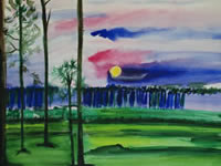 Pine and Moon