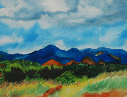 View of the Manzanos from Abo