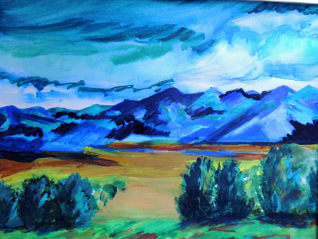 Approaching Taos